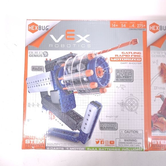 VEX Robotics HexBUG 3 Pack Dart Shooter Launchers STEM Construction Kit Bundle - Picture 4 of 10